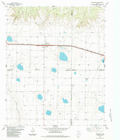 United States Geological Survey Wildorado, TX (1984, 24000-Scale) digital map