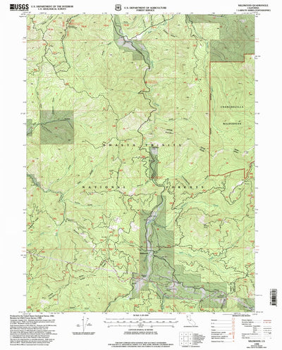 United States Geological Survey Wildwood, CA (1998, 24000-Scale) digital map