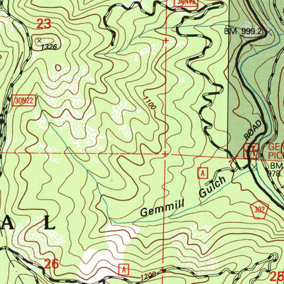 United States Geological Survey Wildwood, CA (1998, 24000-Scale) digital map
