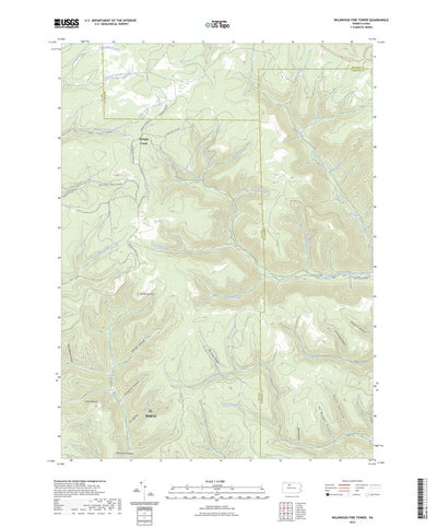 United States Geological Survey Wildwood Fire Tower, PA (2023, 24000-Scale) digital map