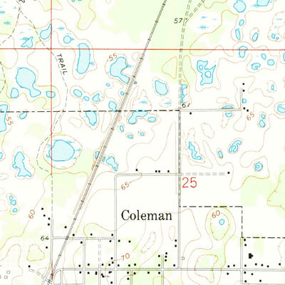 United States Geological Survey Wildwood, FL (1967, 24000-Scale) digital map