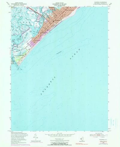 United States Geological Survey Wildwood, NJ (1955, 24000-Scale) digital map