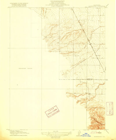United States Geological Survey Wildwood School, CA (1916, 31680-Scale) digital map