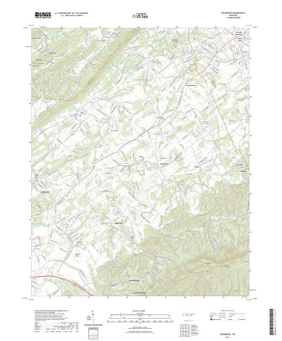United States Geological Survey Wildwood, TN (2022, 24000-Scale) digital map