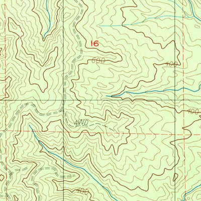 United States Geological Survey Wildwood, WA (1986, 24000-Scale) digital map