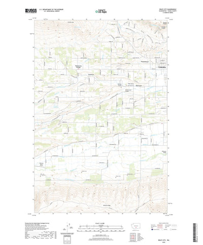 United States Geological Survey Wiley City, WA (2020, 24000-Scale) digital map