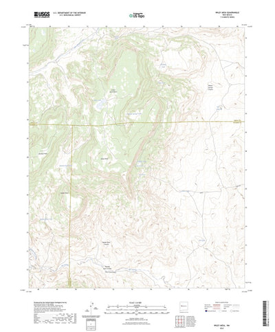 United States Geological Survey Wiley Mesa, NM (2023, 24000-Scale) digital map