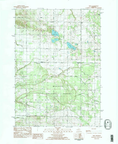 United States Geological Survey Wiley, MI (1983, 24000-Scale) digital map