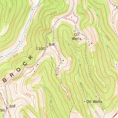 United States Geological Survey Wileyville, WV (1960, 24000-Scale) digital map
