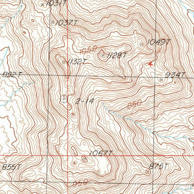 United States Geological Survey Wilhelm Spring, CA (1985, 24000-Scale) digital map