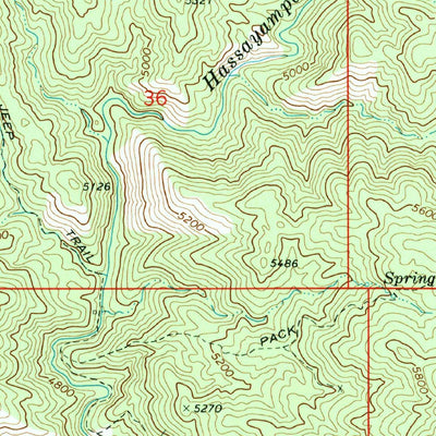 United States Geological Survey Wilhoit, AZ (1969, 24000-Scale) digital map
