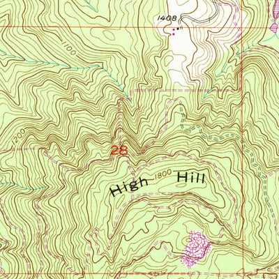 United States Geological Survey Wilhoit, OR (1955, 24000-Scale) digital map