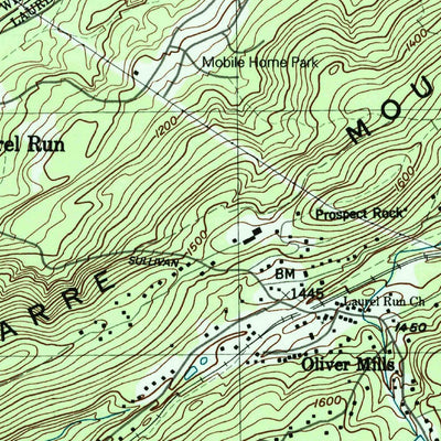 United States Geological Survey Wilkes-Barre East, PA (1999, 24000-Scale) digital map