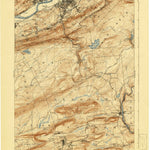 United States Geological Survey Wilkes Barre, PA (1894, 62500-Scale) digital map