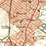 United States Geological Survey Wilkes-Barre West, PA (1950, 24000-Scale) digital map