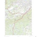 United States Geological Survey Wilkes-Barre West, PA (2023, 24000-Scale) digital map