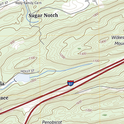 United States Geological Survey Wilkes-Barre West, PA (2023, 24000-Scale) digital map