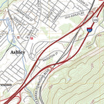 United States Geological Survey Wilkes-Barre West, PA (2023, 24000-Scale) digital map