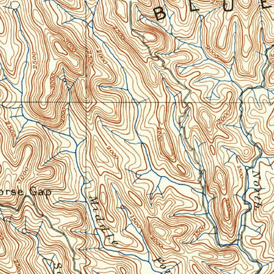 United States Geological Survey Wilkesboro, NC (1889, 125000-Scale) digital map
