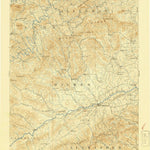 United States Geological Survey Wilkesboro, NC (1891, 125000-Scale) digital map