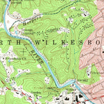 United States Geological Survey Wilkesboro, NC (1966, 24000-Scale) digital map