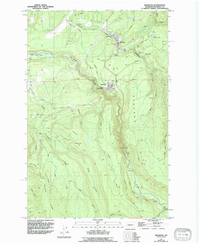 United States Geological Survey Wilkeson, WA (1956, 24000-Scale) digital map