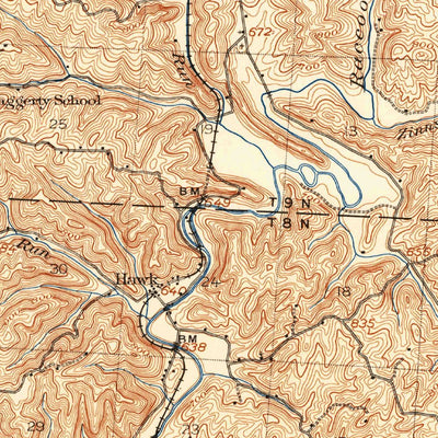 United States Geological Survey Wilkesville, OH (1905, 62500-Scale) digital map