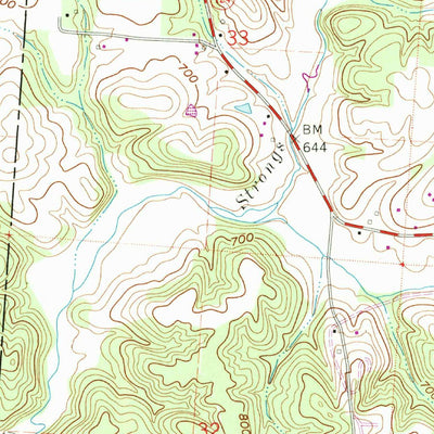 United States Geological Survey Wilkesville, OH (1961, 24000-Scale) digital map