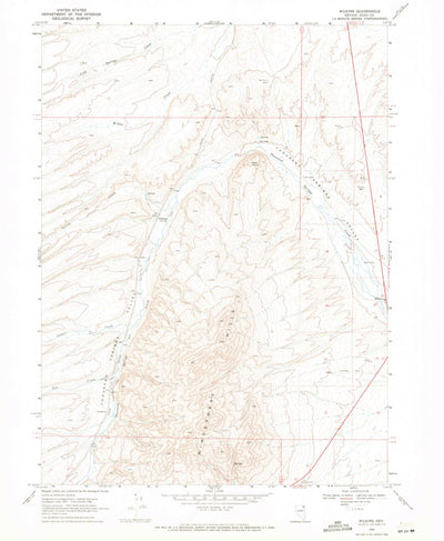 United States Geological Survey Wilkins, NV (1968, 24000-Scale) digital map