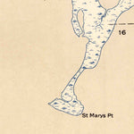 United States Geological Survey Wilkinson Bay, LA (1947, 31680-Scale) digital map