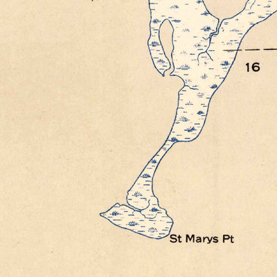 United States Geological Survey Wilkinson Bay, LA (1947, 31680-Scale) digital map