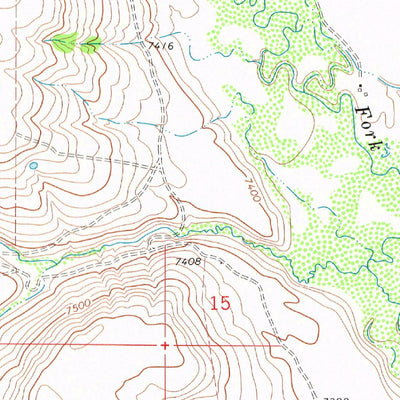 United States Geological Survey Wilkinson Creek, WY (1967, 24000-Scale) digital map