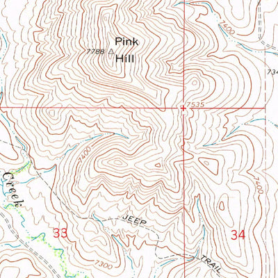United States Geological Survey Wilkinson Creek, WY (1967, 24000-Scale) digital map