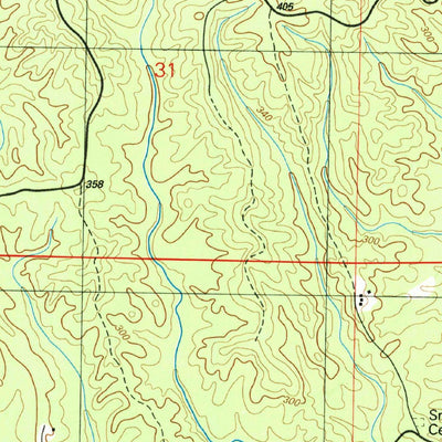 United States Geological Survey Wilkinson, MS (1988, 24000-Scale) digital map