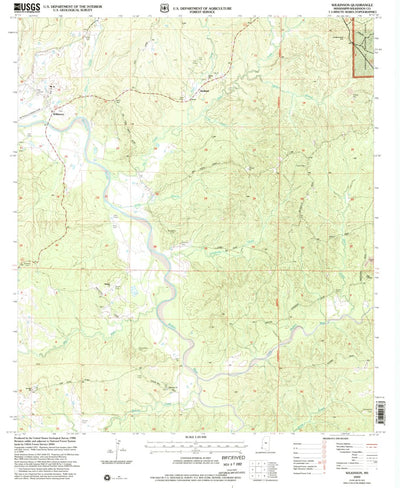 United States Geological Survey Wilkinson, MS (2000, 24000-Scale) digital map