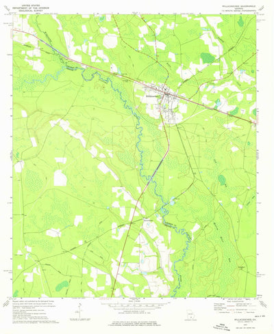 United States Geological Survey Willacoochee, GA (1972, 24000-Scale) digital map