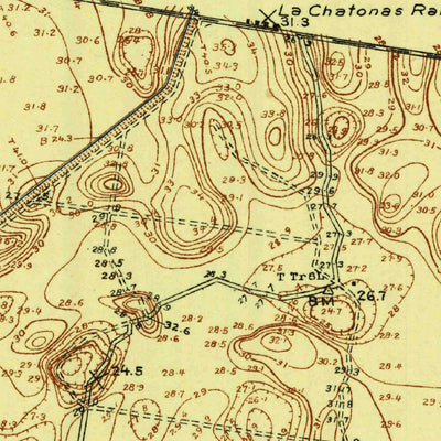 United States Geological Survey Willamar SW, TX (1929, 24000-Scale) digital map