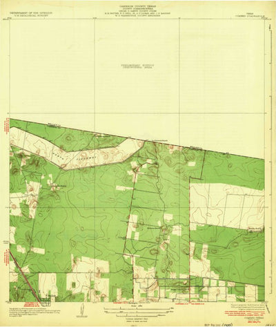 United States Geological Survey Willamar SW, TX (1932, 31680-Scale) digital map
