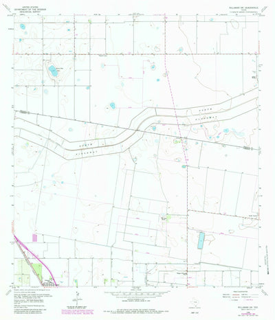 United States Geological Survey Willamar SW, TX (1956, 24000-Scale) digital map