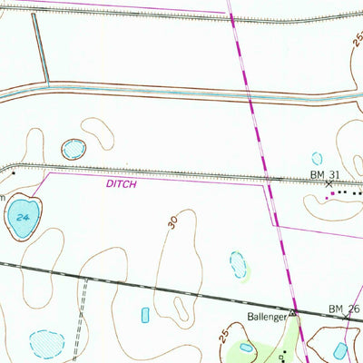 United States Geological Survey Willamar SW, TX (1956, 24000-Scale) digital map