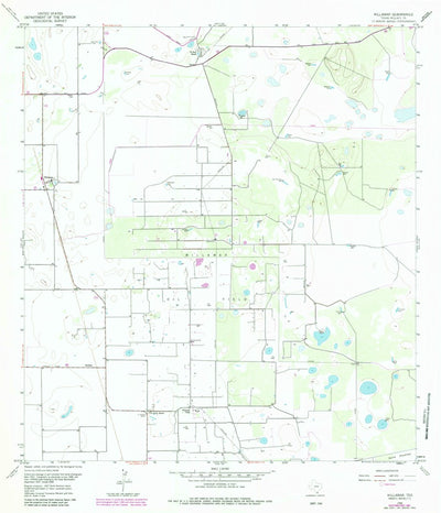 United States Geological Survey Willamar, TX (1956, 24000-Scale) digital map