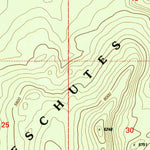 United States Geological Survey Willamette Pass, OR (1997, 24000-Scale) digital map