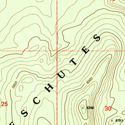 United States Geological Survey Willamette Pass, OR (1997, 24000-Scale) digital map