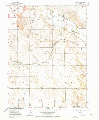 United States Geological Survey Willard, CO (1951, 24000-Scale) digital map