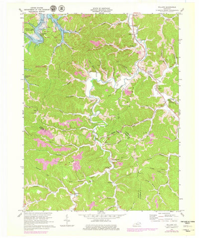 United States Geological Survey Willard, KY (1970, 24000-Scale) digital map