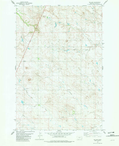 United States Geological Survey Willard, MT (1981, 24000-Scale) digital map