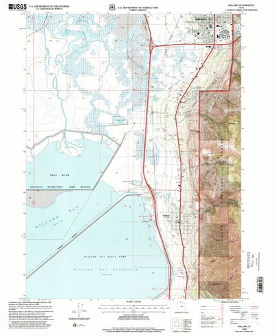 United States Geological Survey Willard, UT (1998, 24000-Scale) digital map