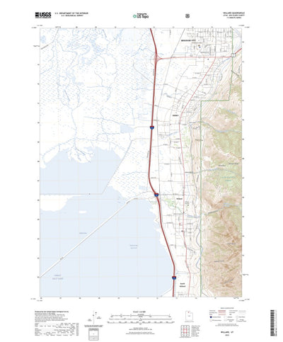 United States Geological Survey Willard, UT (2023, 24000-Scale) digital map