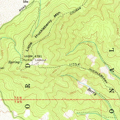 United States Geological Survey Willard, WA (1957, 62500-Scale) digital map