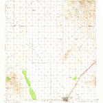 United States Geological Survey Willcox, AZ (1958, 62500-Scale) digital map